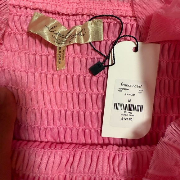 Francesca's Collections Pink Maxi Dress NWT - Picture 7 of 7